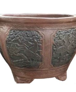 Chậu bonsai tròn chau bonsai tron 25 30
